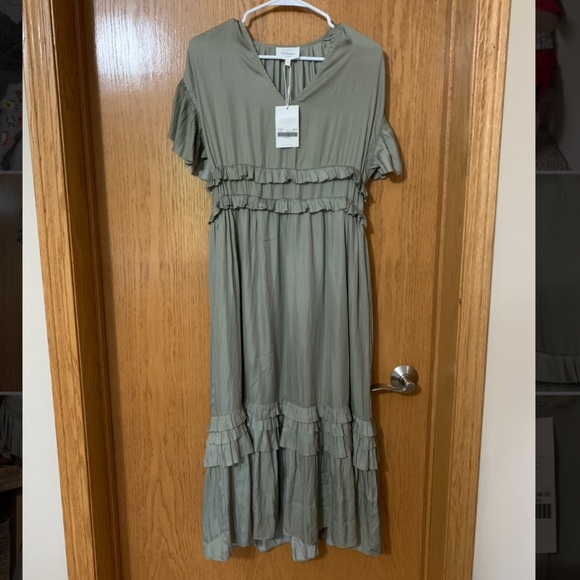 bohme willa ruffle dress
